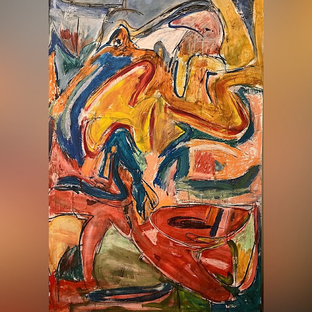 “Body snatchers” oil, I’ll stick, watercolor on foam core board 24 x 36…